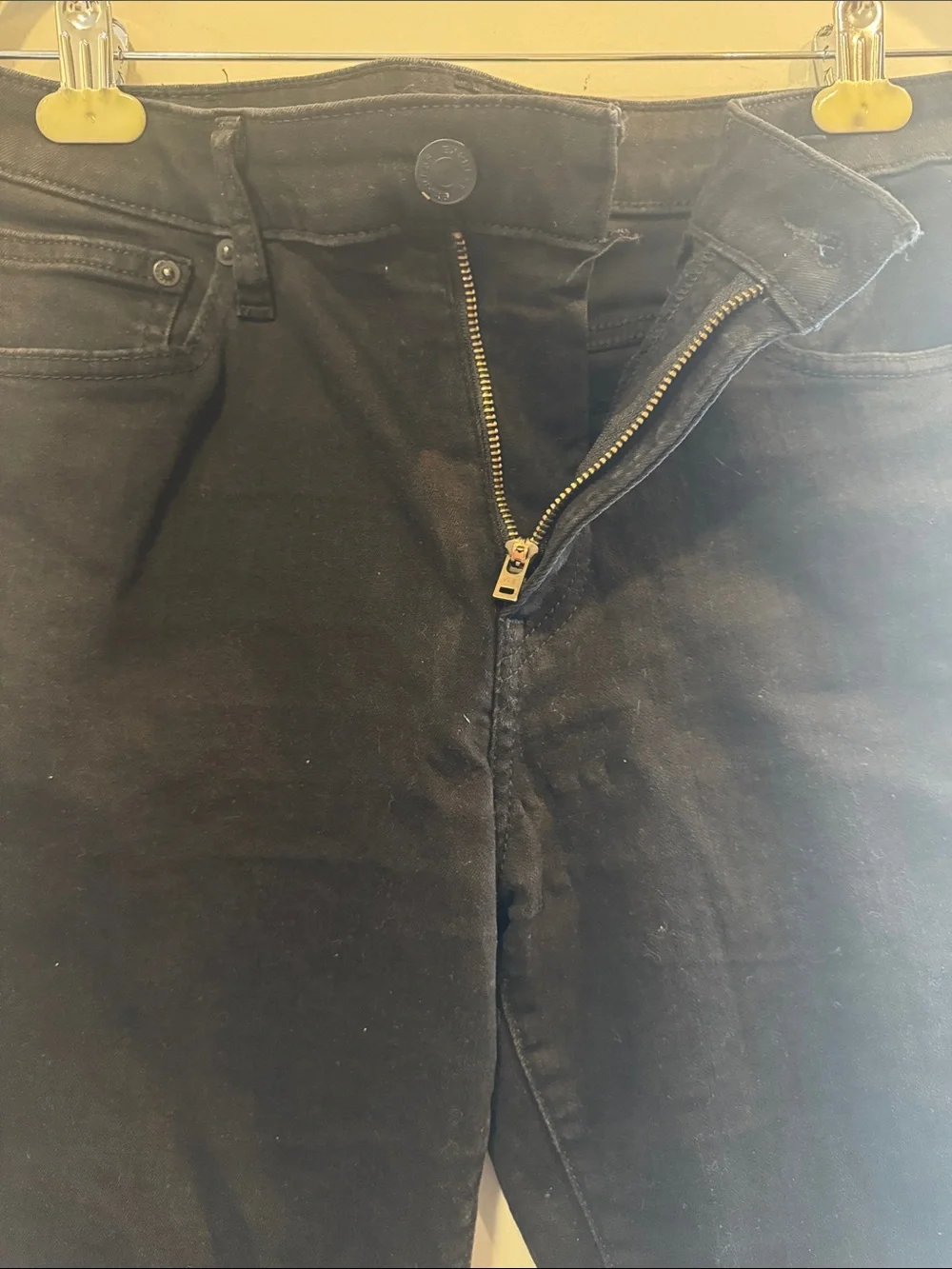 Express Black Skinny Jeans Men's Size 33x34 Cotton Spandex
